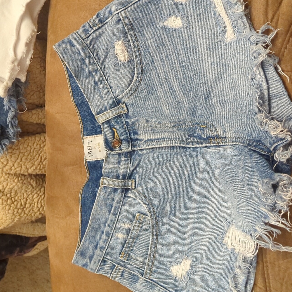 Blue Jean Cut Offs Size 26